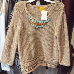 BNWT woman’s crochet style sweater